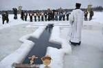 Крещенские купания в Колпинском районе